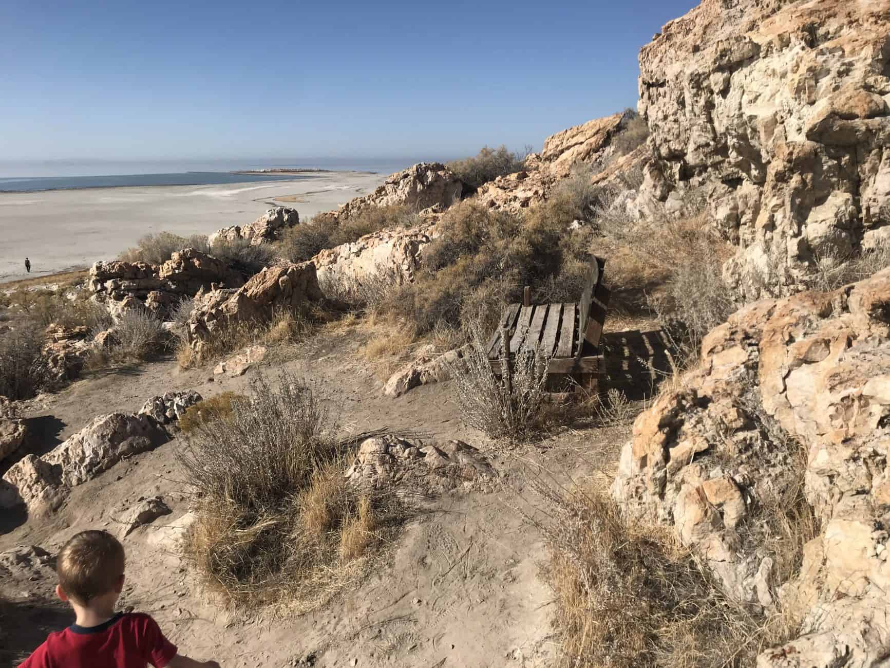 bench at Ladyfinger Point Trail