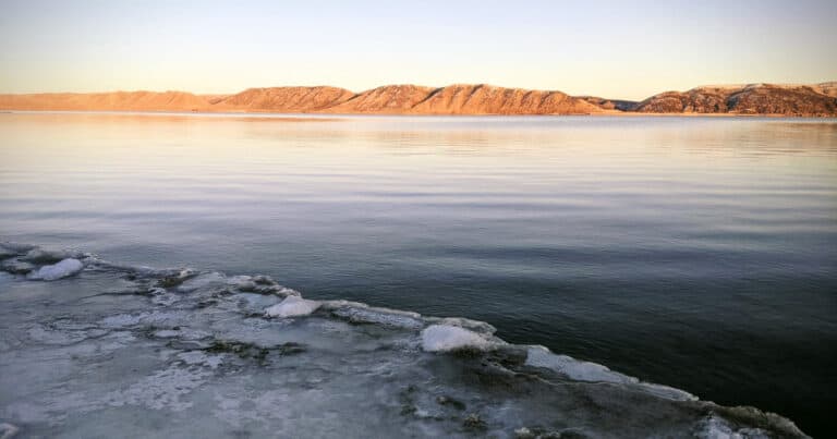 Bear Lake in the winter