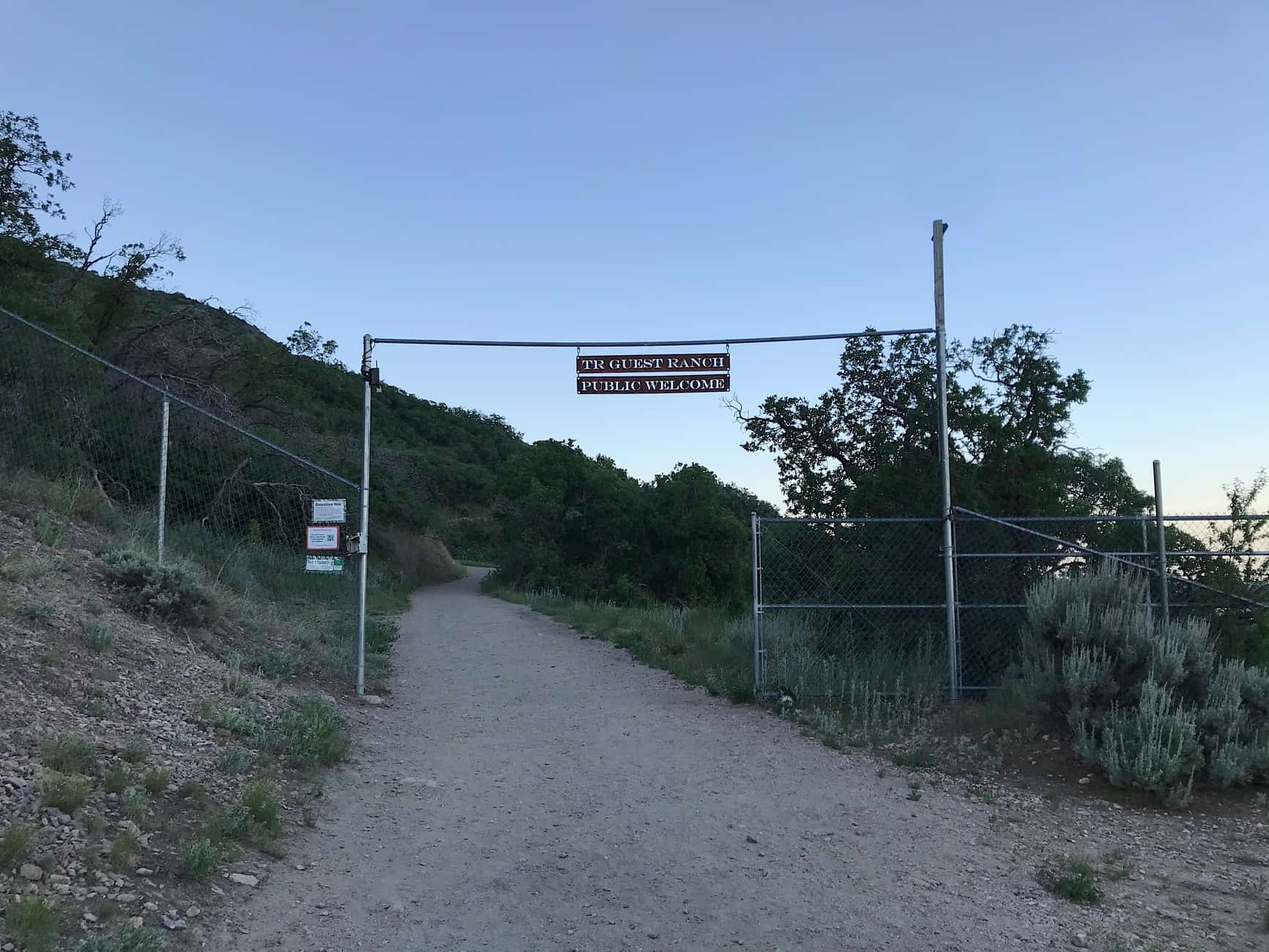 private property sign in waterfall canyon