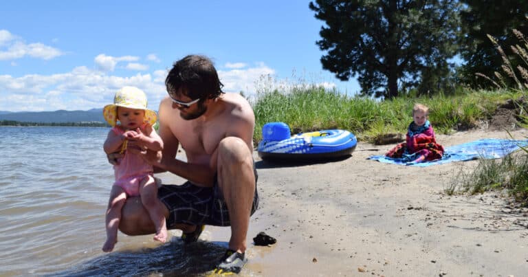 Family at Cascade Lake
