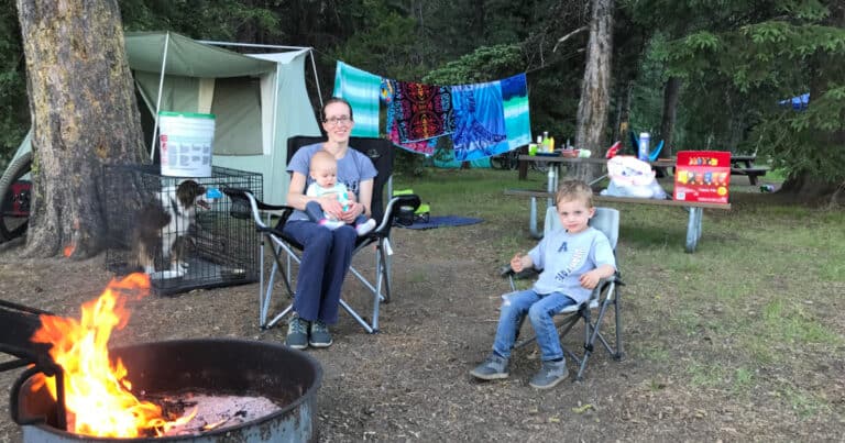 camping with little kids