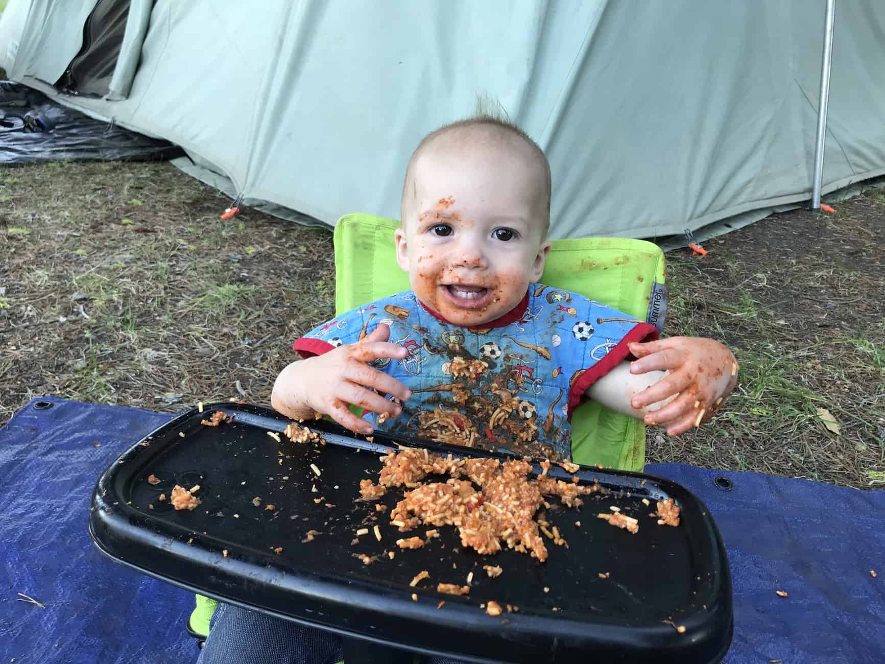 camping with babies