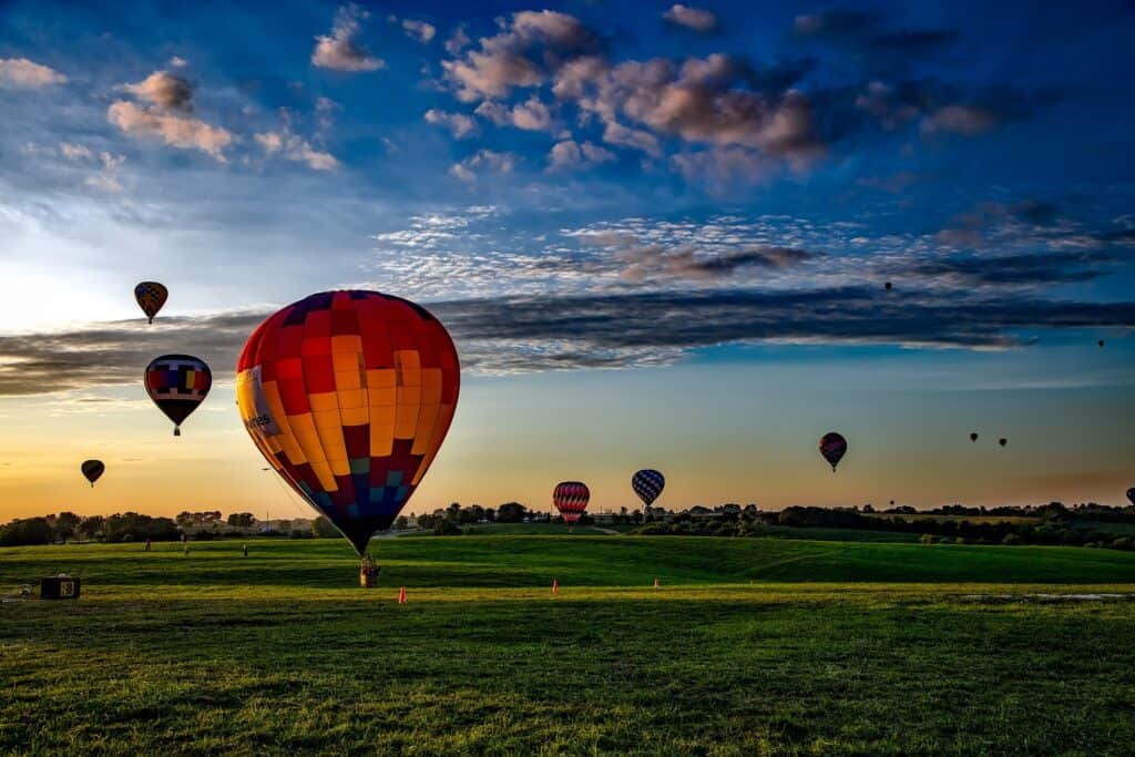 Sunrise Hot Air Balloon Ride Park City Utah