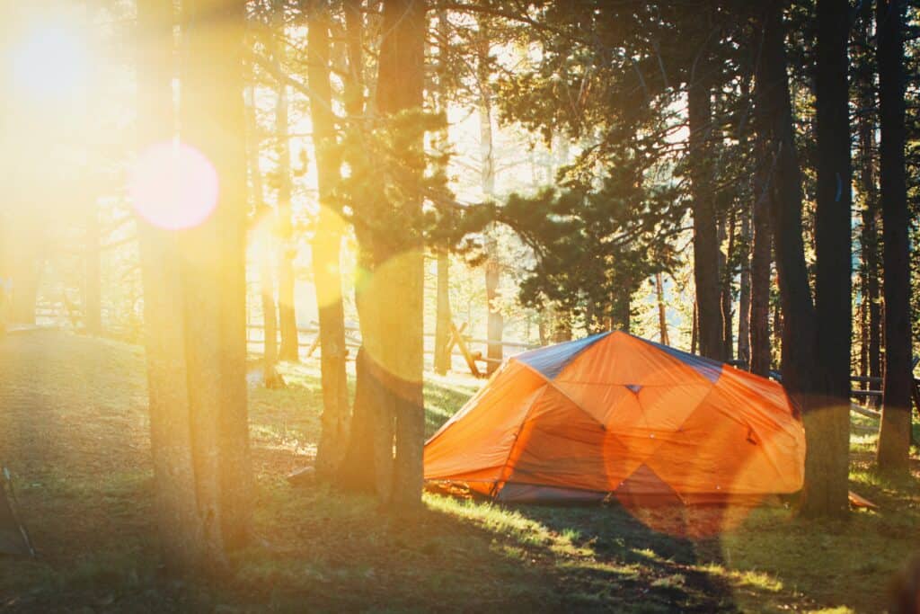 camping with babies